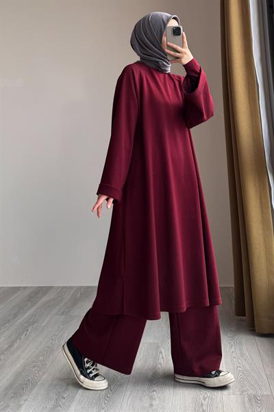 Oysho Pantolonlu Takım - Bordo