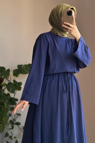 Pamuk Penye Etekli Takım - Lacivert