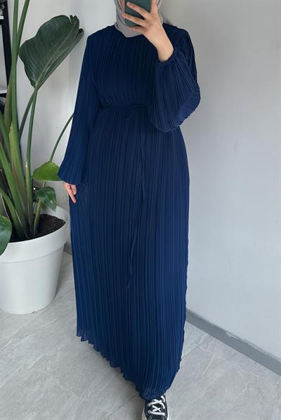 Piruze Elbise - Lacivert