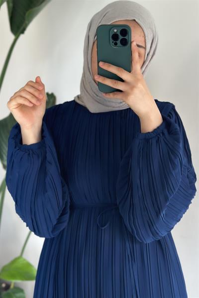 Piruze Elbise - Lacivert