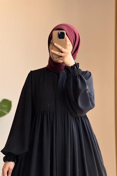 Robalı Ferace - Siyah