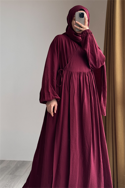 Robalı Modal Namazlık Takım - Bordo