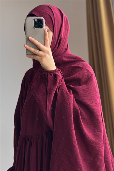 Robalı Modal Namazlık Takım - Bordo