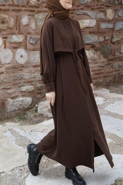 Rüzgarlıklı Ferace - Acı kahve