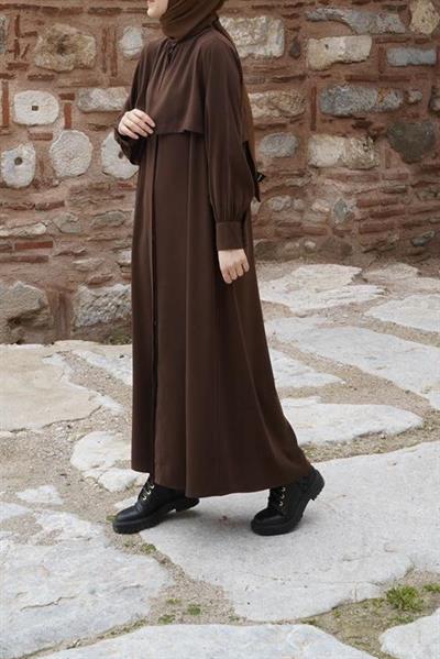 Rüzgarlıklı Ferace - Acı kahve