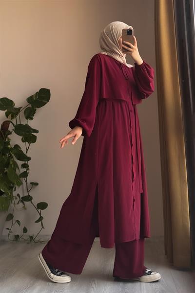 Rüzgarlıklı Takım - Bordo