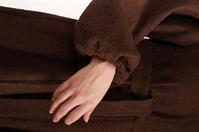 Şanel Kışlık Ferace - Acı kahve