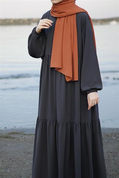 Seyyale Elbise - Antrasit