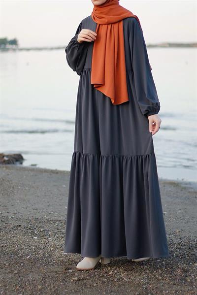 Seyyale Elbise - Antrasit