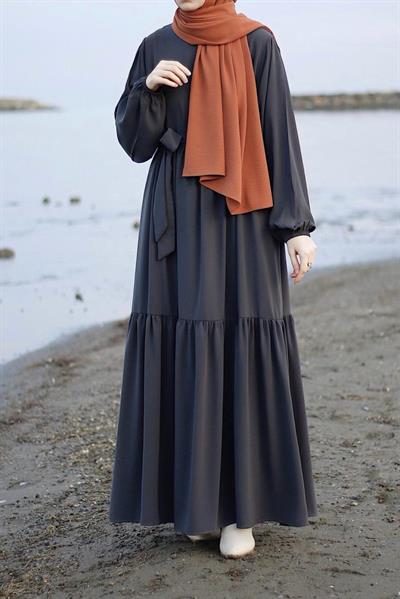 Seyyale Elbise - Antrasit