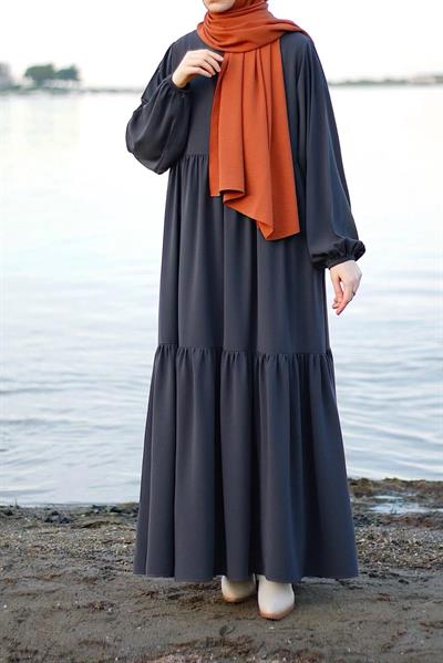 Seyyale Elbise - Antrasit