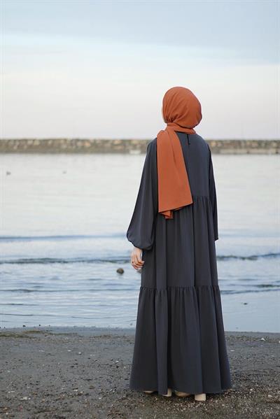 Seyyale Elbise - Antrasit