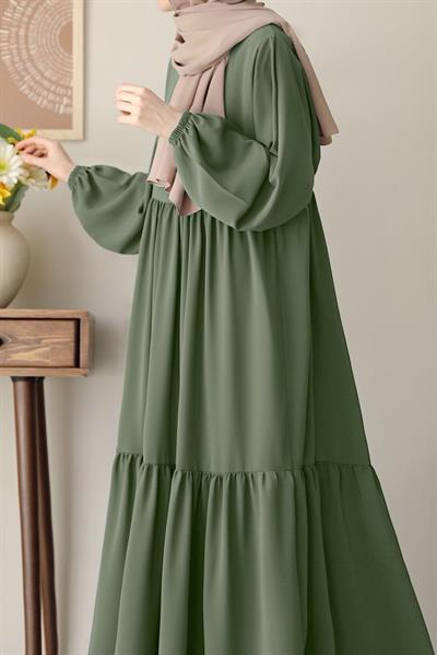 Seyyale Elbise - Çağla yeşil