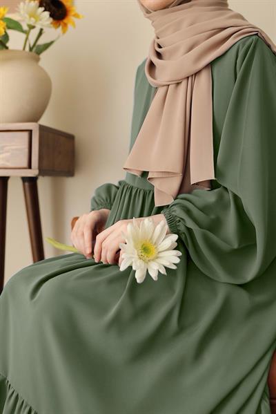 Seyyale Elbise - Çağla yeşil