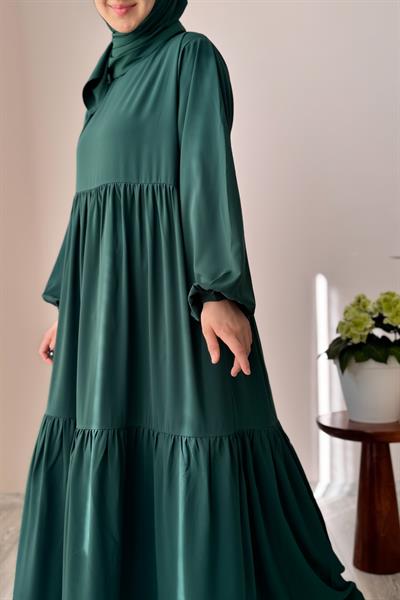 Seyyale Elbise - Çam yeşili