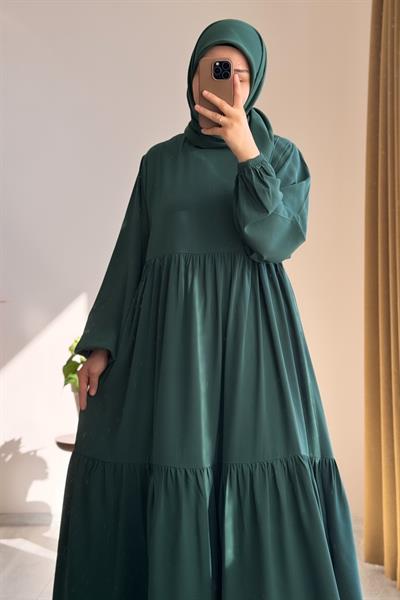 Seyyale Elbise - Çam yeşili