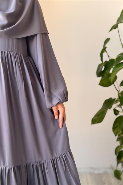 Seyyale Elbise - Gri