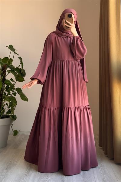 Seyyale Elbise - Gül kurusu