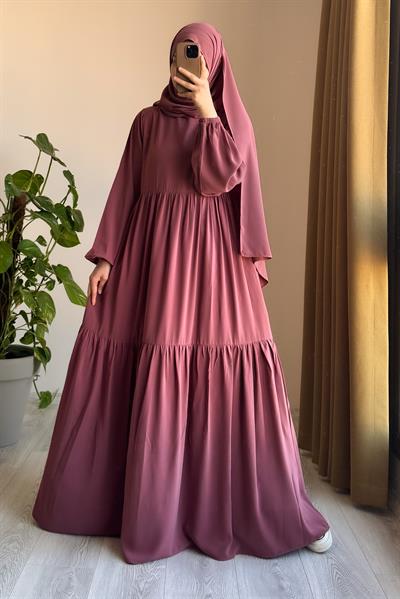 Seyyale Elbise - Gül kurusu