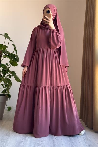 Seyyale Elbise - Gül kurusu