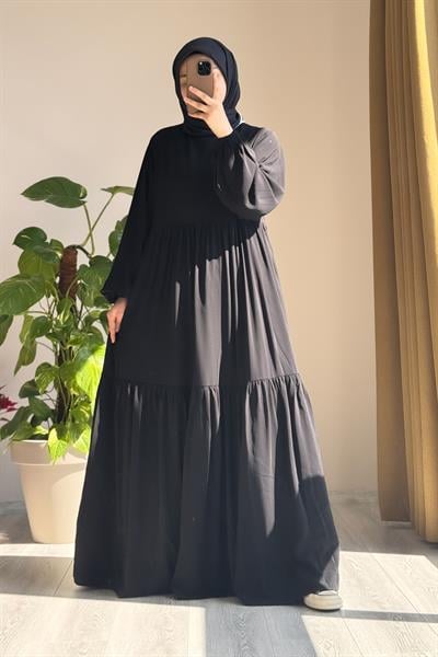 Seyyale Elbise - Siyah