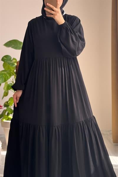 Seyyale Elbise - Siyah
