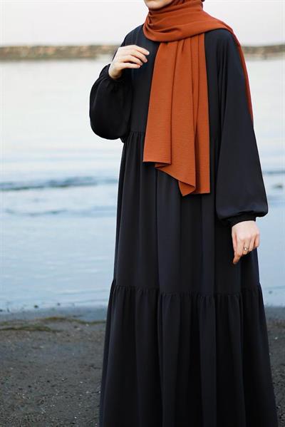 Seyyale Elbise - Siyah