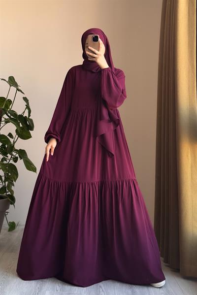 Seyyale Elbise - Vişne
