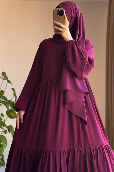 Seyyale Elbise - Vişne