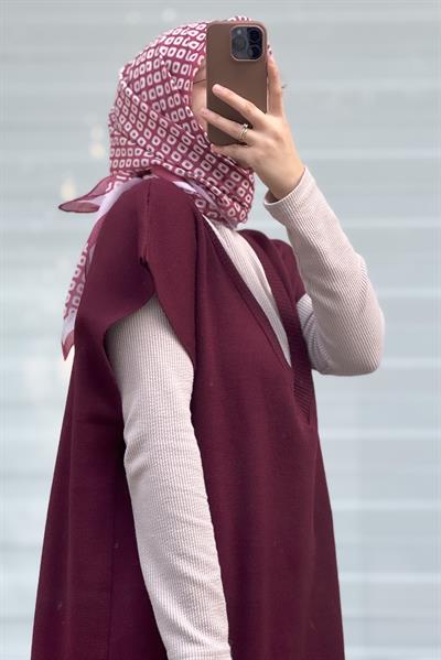 Süveter Tunik - Bordo