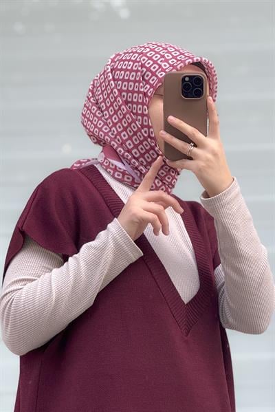 Süveter Tunik - Bordo