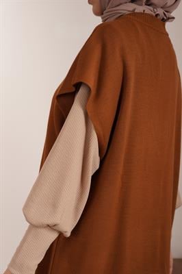Süveter Tunik - Taba