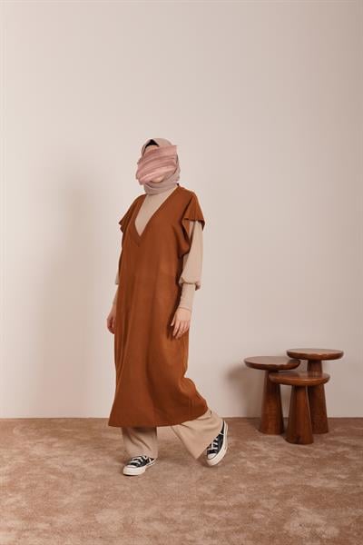 Süveter Tunik - Taba