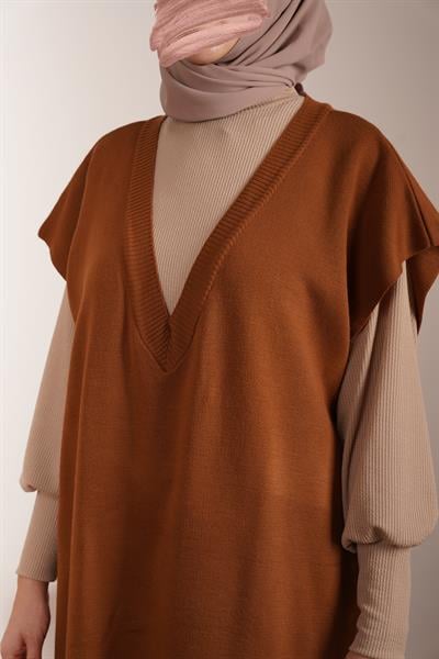 Süveter Tunik - Taba