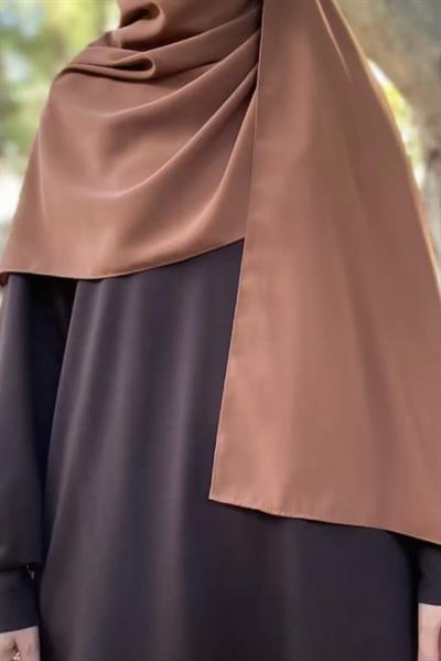 Sweat Elbise - Acı kahve