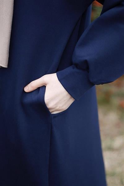 Sweat Elbise - Lacivert