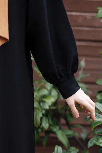 Sweat Elbise - Siyah