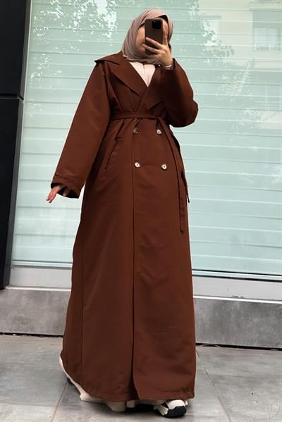 Tam Boy Trençkot - Kahve