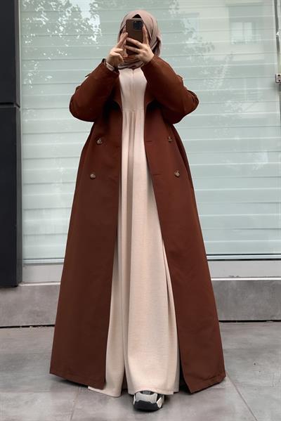 Tam Boy Trençkot - Kahve