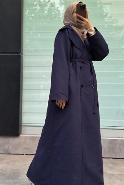 Tam Boy Trençkot - Lacivert