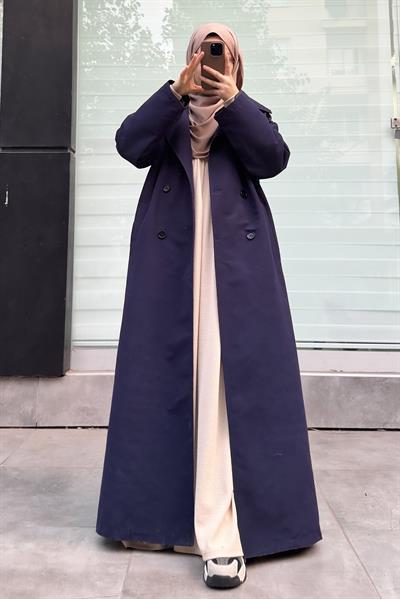 Tam Boy Trençkot - Lacivert