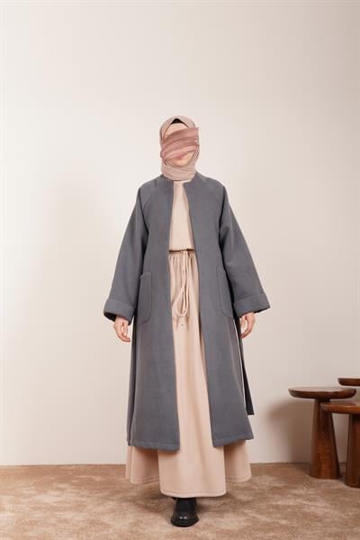 Torba Cep Kaşe Hırka - Antrasit