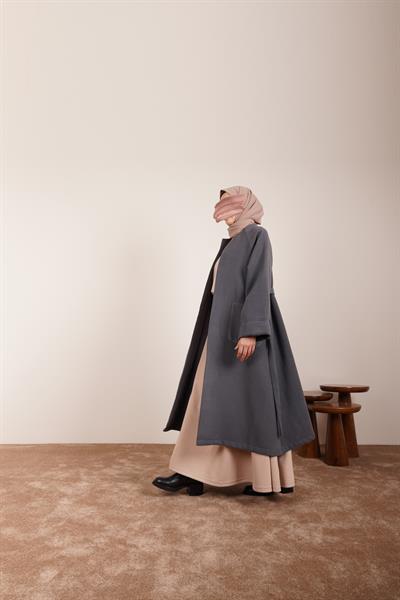 Torba Cep Kaşe Hırka - Antrasit