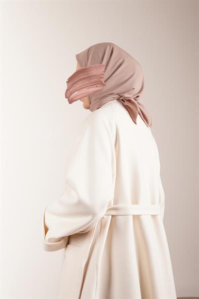 Torba Cep Kaşe Hırka - Ekru