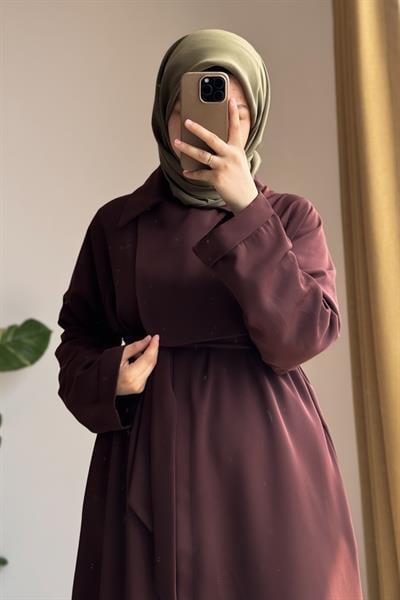 Trenç Pantolonlu Takım - Acı kahve