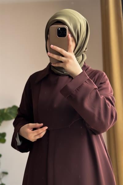 Trenç Pantolonlu Takım - Acı kahve