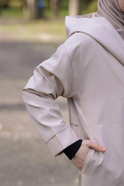 Trenç Yağmurluk - Bej