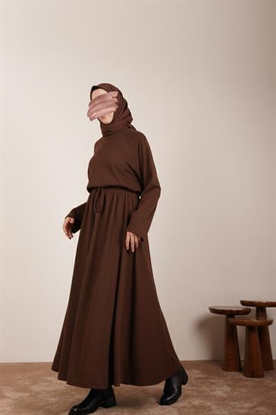 Triko Etekli Takım - Acı kahve