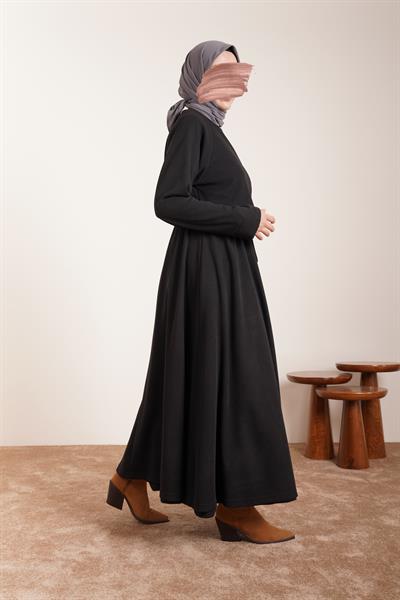 Triko Etekli Takım - Siyah