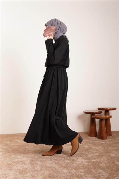 Triko Etekli Takım - Siyah